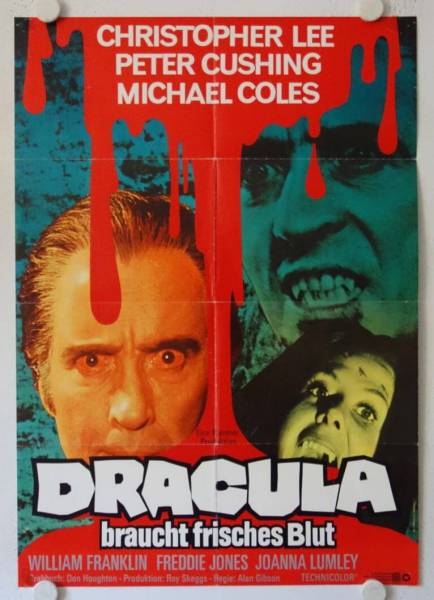 Scars of Dracula re-release german movie poster